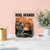 トドラー魚釣りハロウィーン アクリルサイン (ウェディング)