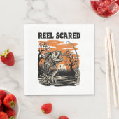 トドラー魚釣りハロウィーン スタンダードランチョンナプキン (インサイチュ)