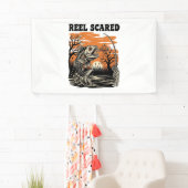 トドラー魚釣りハロウィーン 横断幕 (インサイチュ)