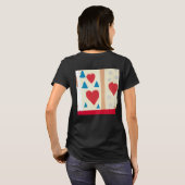 トドラーAmerican Apparel七分袖ラグランTシャツ Tシャツ (裏面フル)