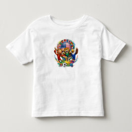 トドラーFIFA 2026テーマTシャツ トドラーTシャツ