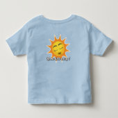 トドラーTシャツ：お昼寝しよう (青) トドラーTシャツ (裏面)