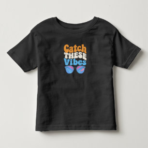 トドラーTシャツ - かわいいレトロサングラス グラフィックTシャツ