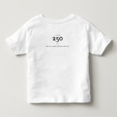 トドラーTシャツ — ロードアイランド第1連隊 (裏面)