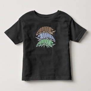 トドラーTシャツ - 3ダンゴムシ(鮮やか)