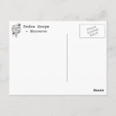 トドラ峡谷，モロッコ – はがき (裏面)