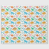 トドルガールボーイのハッピーダウンズ ラッピングペーパー (フラット)