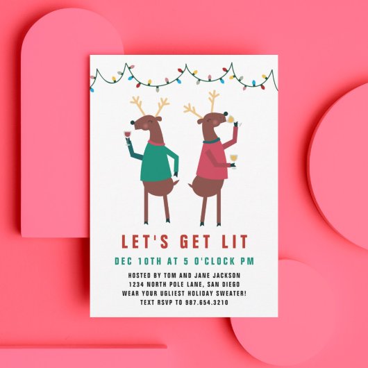 トナおもしろいナカイを飲んでライトワインを飲もう 招待状