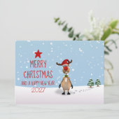 トナおもしろいークリスマスニューイヤーツリー2022カード (スタンド正面)