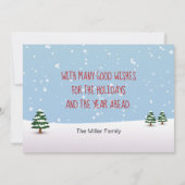 トナおもしろいークリスマスニューイヤーツリー2022カード (裏面)