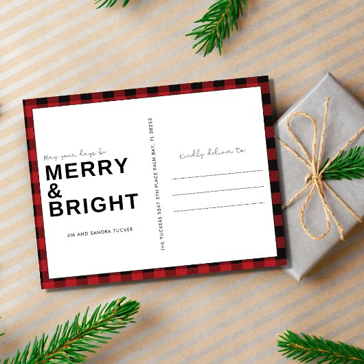 トナすてきークリスマスホリデー シーズンポストカード