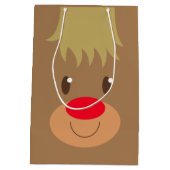 トナイダークリスマスホリデーメディア抱き枕 ミディアムペーパーバッグ (裏面)