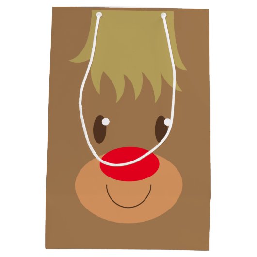 トナイダークリスマスホリデーメディア抱き枕 ミディアムペーパーバッグ (裏面)