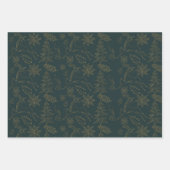 トナインダクリスマスホリデーティシュギフト紙 ラッピングペーパーシート (正面3)