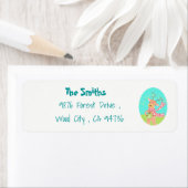 トナインダホリデーズ差出人住所ラベル ラベル (インサイチュ)