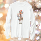 トナインダライダークリスマス小妖精や小人メンズティー Tシャツ