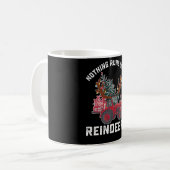 トナイ走レトラクターのトナカイ コーヒーマグカップ (正面左)