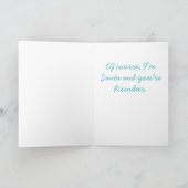 トナカおもしろいイとサンタ付きクリスマスカード シーズンカード (内部)