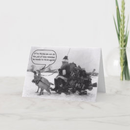 トナカおもしろいイのクリスマスカードに代わるガチョウ シーズンカード