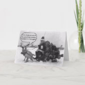 トナカおもしろいイのクリスマスカードに代わるガチョウ シーズンカード (正面)