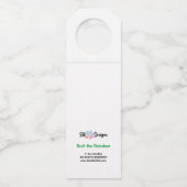 トナカイおもしろいことわざボトルラベル ボトルネックタグ (裏面)