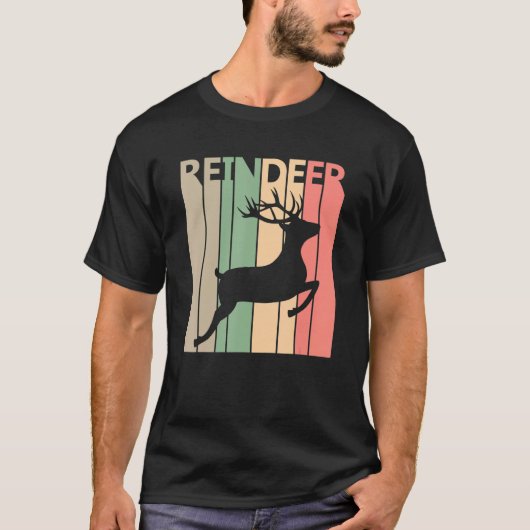 トナカイおもしろいの衣装 Tシャツ (正面)