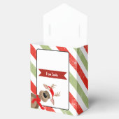 トナカイおもしろいウンチクリスマスホリデーギフトのお願い フェイバーボックス (オープン)