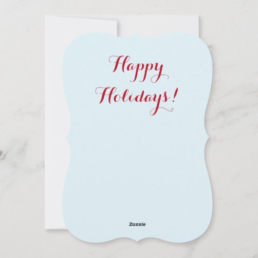 トナカイおもしろいオーナメントクリスマスカード シーズンカード (裏面)