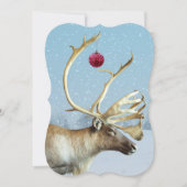 トナカイおもしろいオーナメントクリスマスカード シーズンカード (正面)