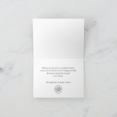 トナカイおもしろいズのクリスマス祝い企業の挨拶 シーズンカード (内部)