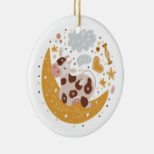 トナカイお洒落オーナメント セラミックオーナメント (右)