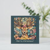 トナカイお洒落カスタマイズ可能 シーズンカード (スタンド正面)