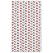 トナカイがそりを引っ張るサンタクロース テーブルクロス (正面)