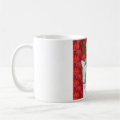 トナカイがビーガンギフトアパレルになる季節 コーヒーマグカップ (左)