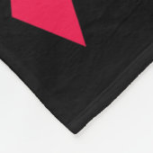 トナカイが愛国的ストライプな赤と緑を噴き出すメリー フリースブランケット (角)