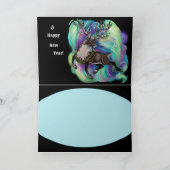 トナカイが飛ぶとき~クリスマスグリーティングカード シーズンカード (内部)