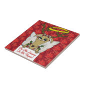 トナカイこのシーズンはビーガンエンジェルタイル タイル (側面)