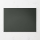 トナカイとウサギの穏やかなクリスマスイブ 三つ折りクリスマスカード (カバー)