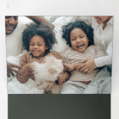 トナカイとウサギの穏やかなクリスマスイブ 三つ折りクリスマスカード (内部最初)