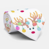 トナカイとオーナメントのネクタイ ネクタイ (ロール)