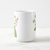 トナカイとオーナメントコーヒーマグ コーヒーマグカップ (中央)