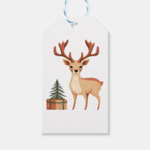 トナカイとクリスマスツリー