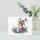 トナカイとクリスマス シーズンポストカード (スタンド正面)
