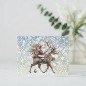トナカイとクリスマス シーズンポストカード (スタンド正面)