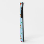 トナカイとゴルフをするサンタクロースのクリスマスパターン Case-Mate iPhoneケース (裏面/左)