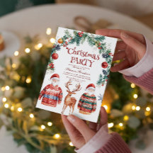 トナカイとサンタクリスマスパーティー