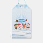 トナカイと友達のクリスマス・ルドルフ ギフトタグ (裏面)