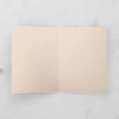 トナカイと猫のグリーティングカード カード (内部)