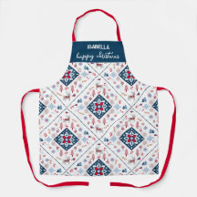 トナカイと雪片を持つ北欧のクリスマス