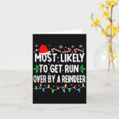 トナカイにひかれる可能性が最も高いマッチング カード (黄色い花)